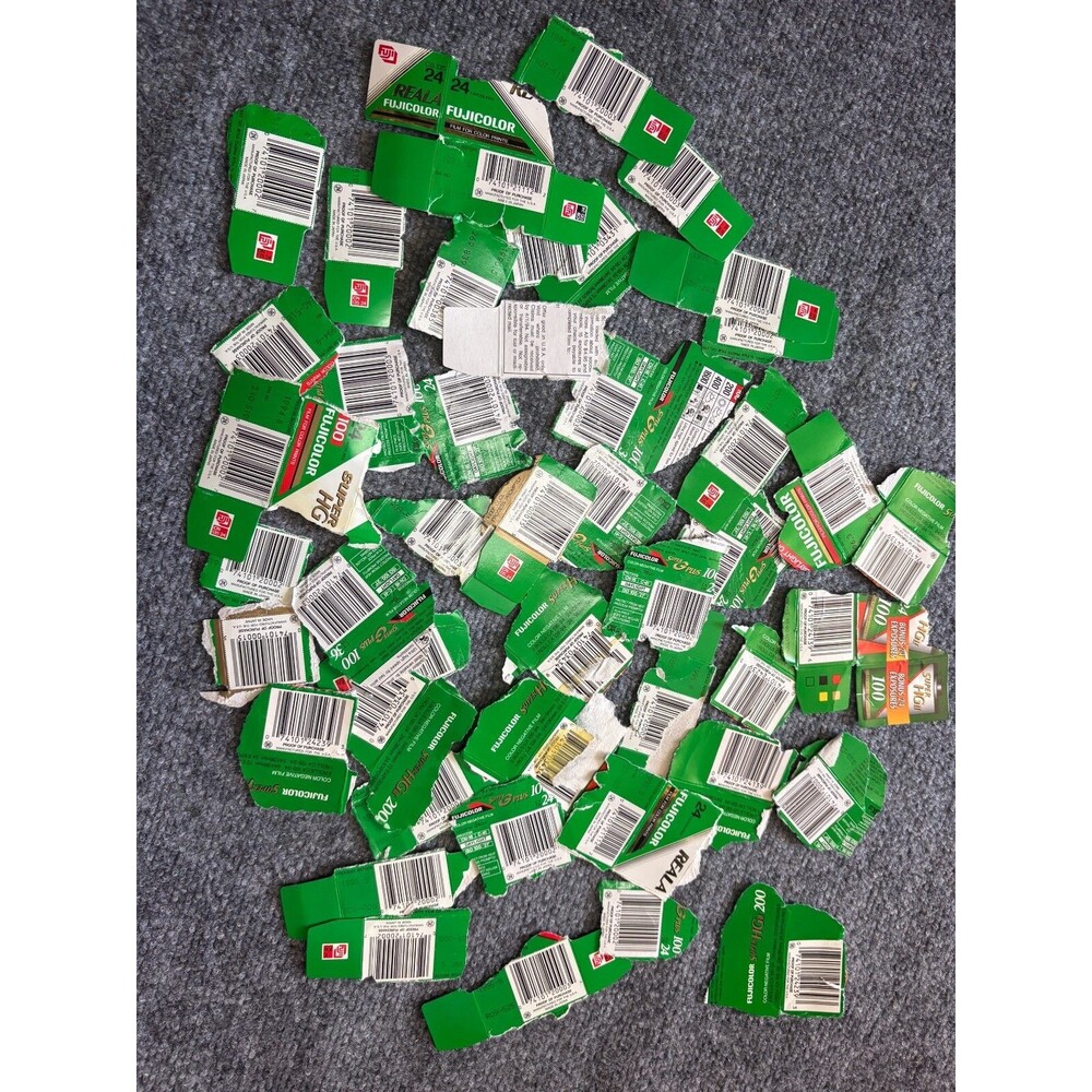 Lot of Fuji Color Film Proof Of Purchase Points UPC Labels 1990s VTG Packaging